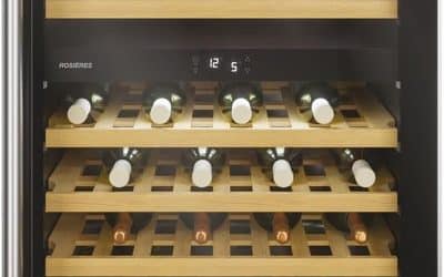 Test de la cave à vin encastrable RWCB60N : 46 bouteilles en noir