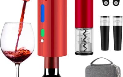 Test : ensemble tire-bouchon électrique Higfra rouge, complet et efficace