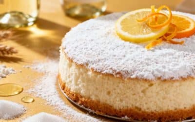 Gâteau au vin blanc et aux agrumes moelleux