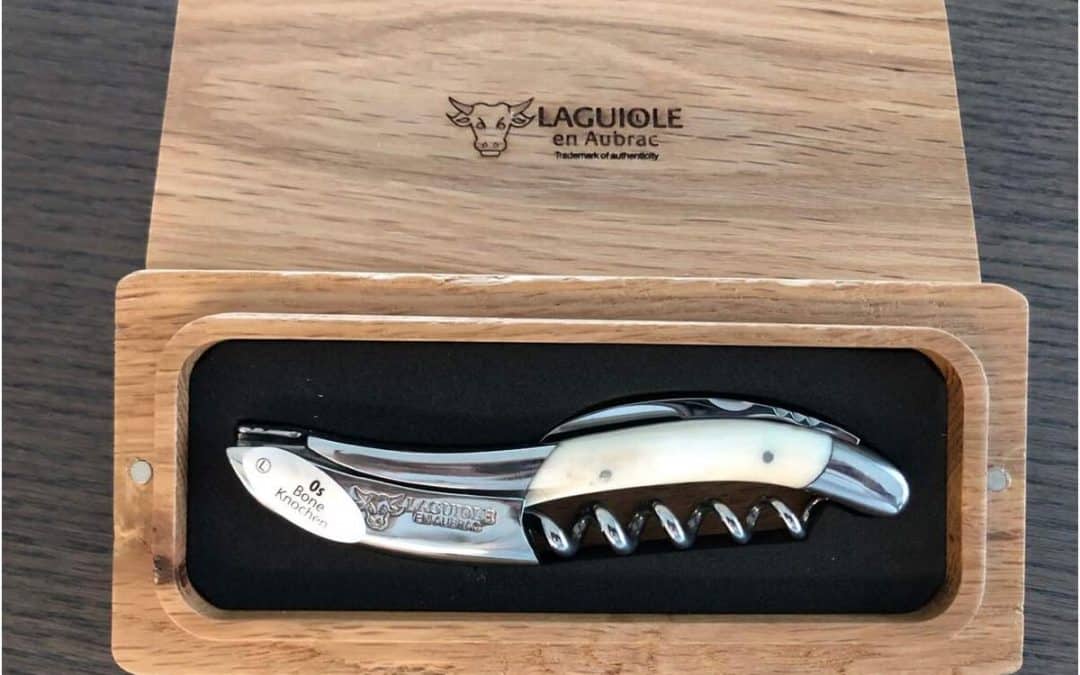 Test du tire-bouchon sommelier Laguiole en Aubrac SOM99OSI/LSI1 en os de zébu