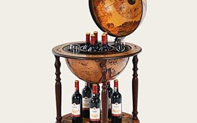 Avis sur le bar globe Goplus φ45 cm marron