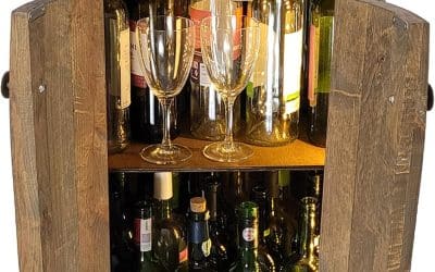 Avis sur le baril en bois avec LED de weeco : élégance vintage du meuble tonneau de vin