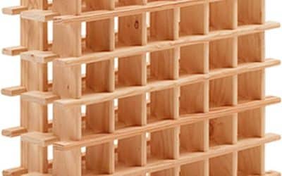 Avis sur le porte-bouteilles Rioja en bois (36 compartiments)