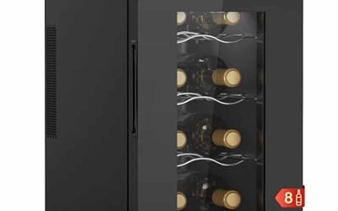 Test de la cave à vin WIE 8 bouteilles : compacte et silencieuse