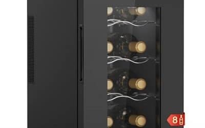 Test de la cave à vin WIE 8 bouteilles : compacte et silencieuse