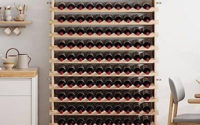 Test de l&rsquo;étagère à vin SogesPower : casier en pin pour 120 bouteilles