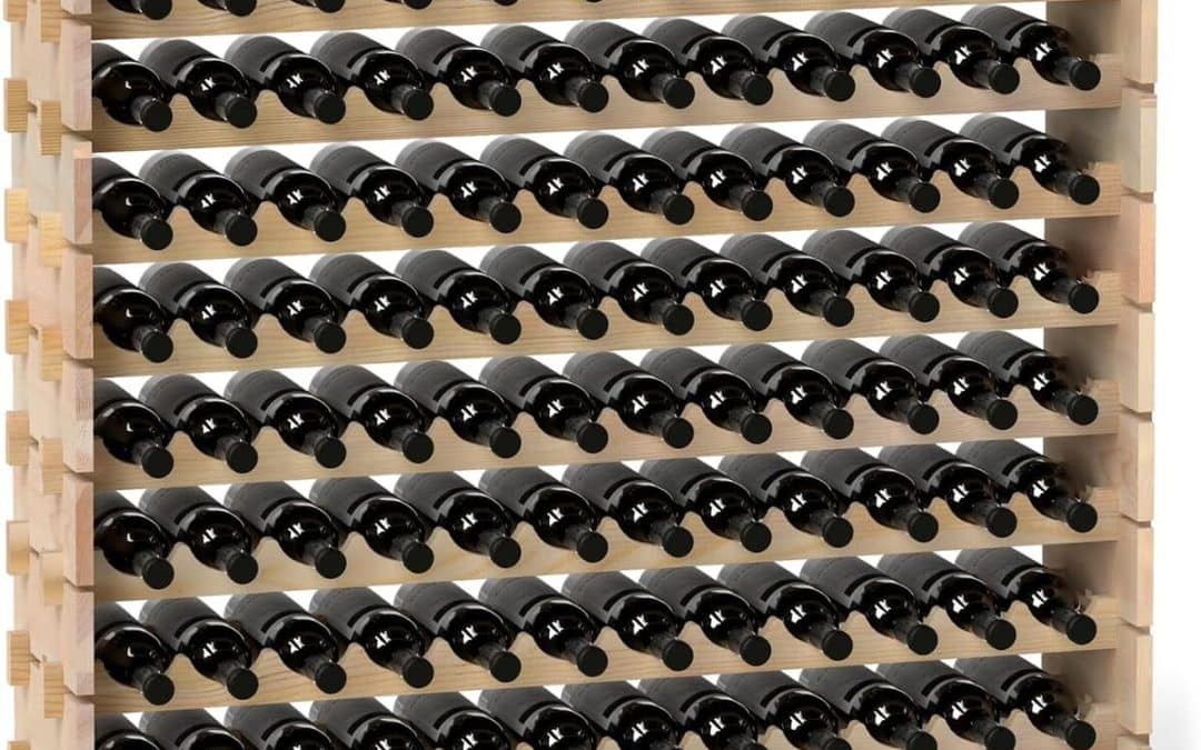 Test du casier à bouteilles Goplus pour 108 bouteilles en bois massif