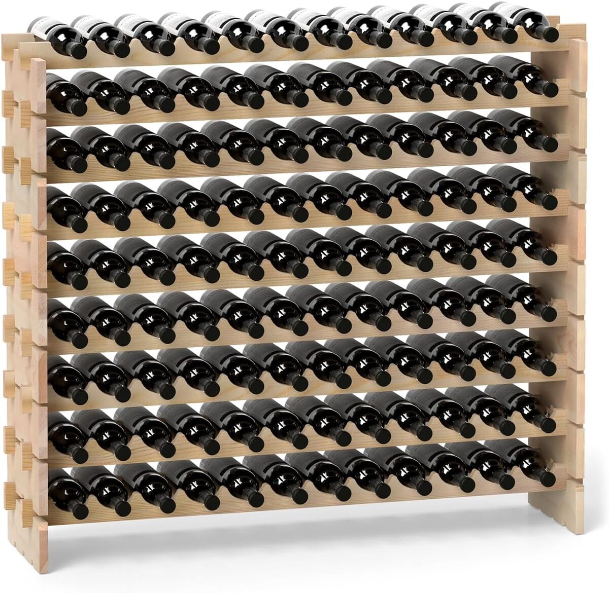 Test du casier à bouteilles Goplus pour 108 bouteilles en bois massif