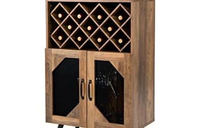 Test du meuble de bar à vin Giantex : buffet industriel pratique et élégant
