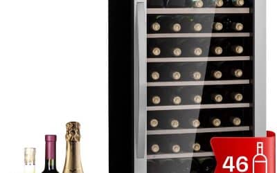 Test du réfrigérateur à vin Klarstein Cave : 46 bouteilles et écran tactile