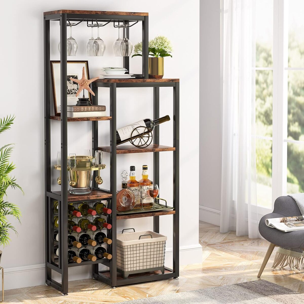 Test : étagère à vin 5 étages Tribesigns pour bar et cuisine