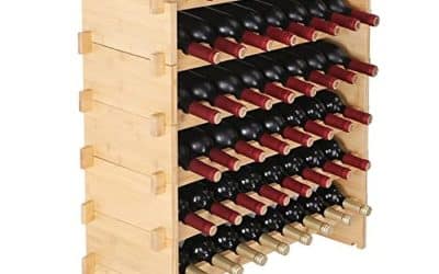 Test : étagère à vin modulaire Vevor en bambou pour 48 bouteilles