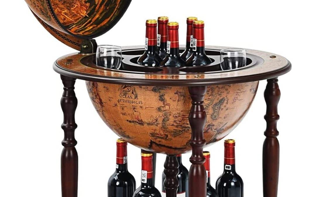 Test : globe bar Komfotieu, un chariot mini bar de style classique