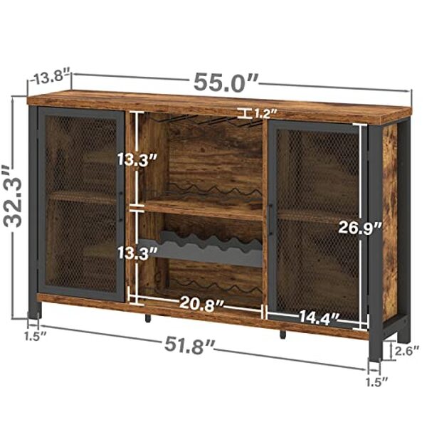 Découvrez notre analyse du buffet rustique IBF : un meuble parfait pour un rangement organisé avec une touche d'élégance boisée.