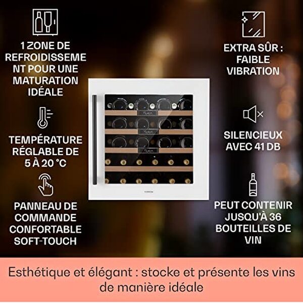 Découvrez notre test complet sur la cave à vin encastrable Klarstein Prosecco, idéale pour conserver 36 bouteilles avec design élégant et fonctionnalité optimale.