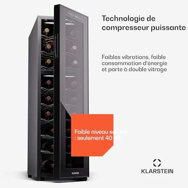 Découvrez notre test de la cave à vin Klarstein, combinaison parfaite entre design chic et efficacité pour conserver vos 24 bouteilles de vin dans les meilleures conditions.