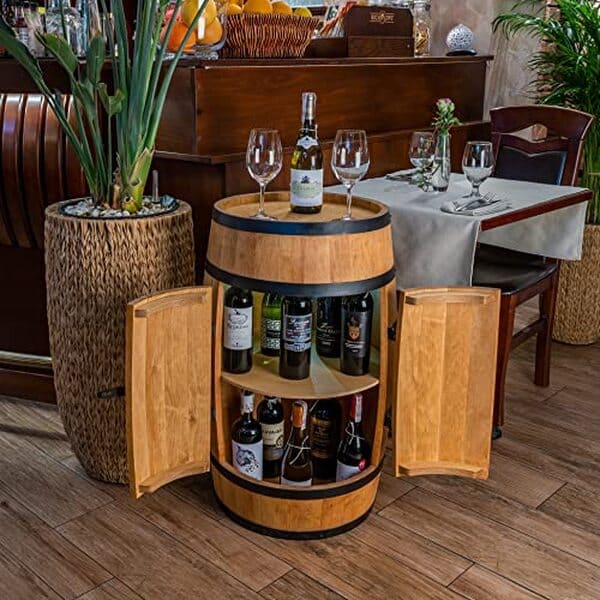 Découvrez notre test complet du tonneau bar Creative Cooper en chêne de 80 cm : design, fonctionnalité et qualité au rendez-vous pour un intérieur unique et raffiné