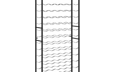 Test du casier vidaXL : rangement pour 96 bouteilles de vin en fer noir