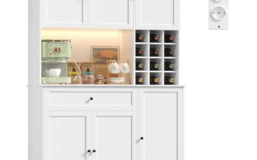 Test FirFurd : buffet cuisine 180 cm avec LED et multiprise