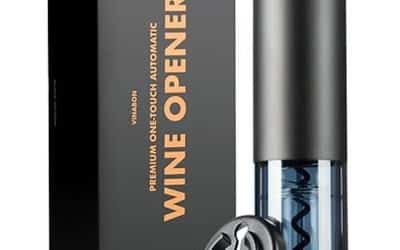 Test : tire-bouchon électrique VINABON Premium 2026, simplicité et design