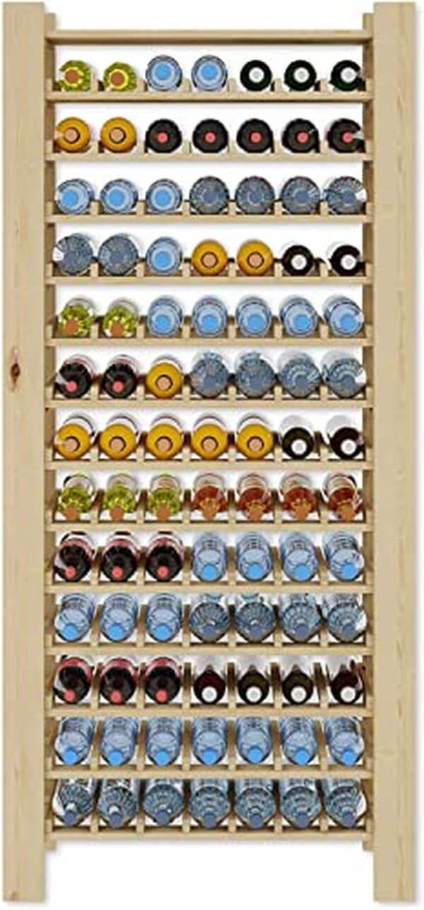 Découvrez notre analyse approfondie du casier facile, pouvant stocker 91 bouteilles, fabriqué en bois de pin. Optez pour un rangement à la fois esthétique et fonctionnel pour votre cave.