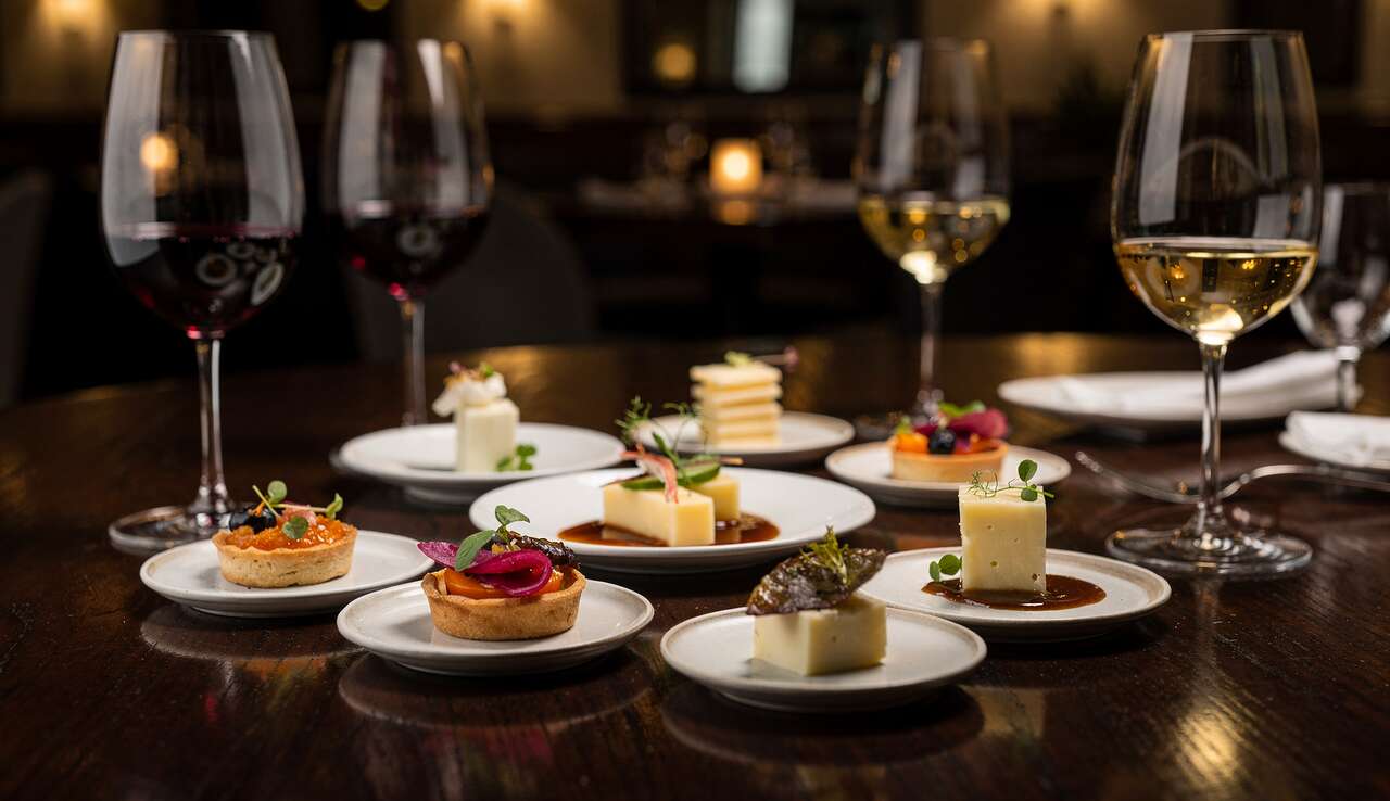 Amuse-bouches et dégustation de vin : soigner la présentation