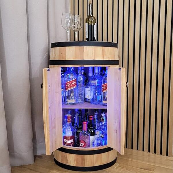 Découvrez notre test complet du tonneau de bar weeco : éclairage USB pratique, étagères solides pour un rangement optimisé et design élégant pour vos moments conviviaux.