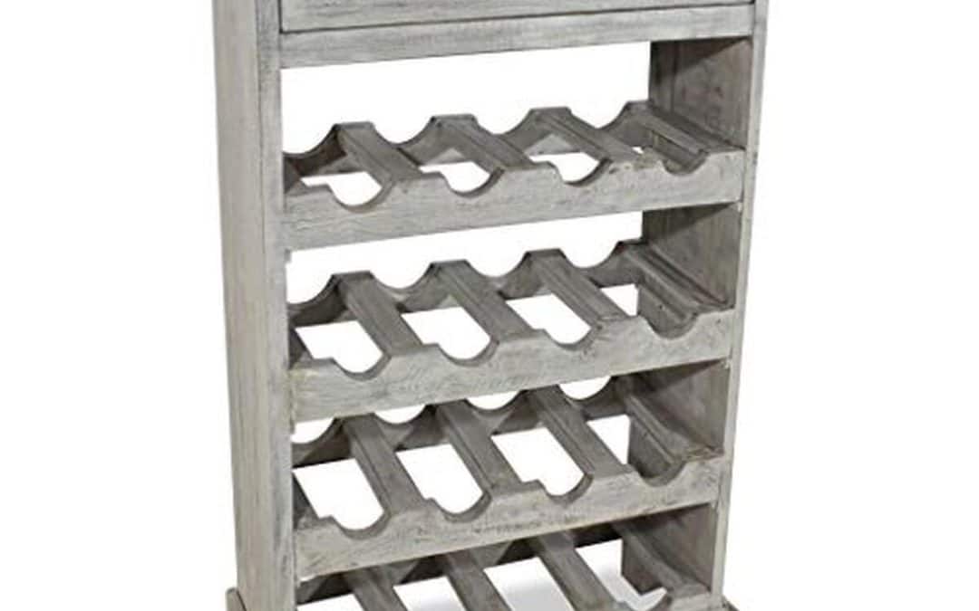 Avis sur le casier à bouteilles Tidyard en bois massif récupéré