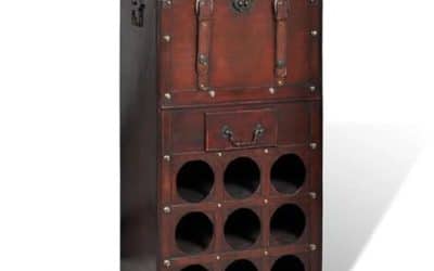 Test : casier vidaXL pour 9 bouteilles en bois