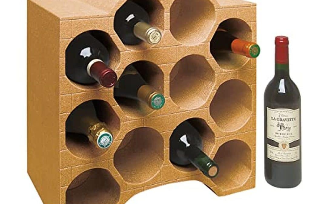 Test du casier à bouteilles CLIMAPOR en polystyrène : praticité et style terra