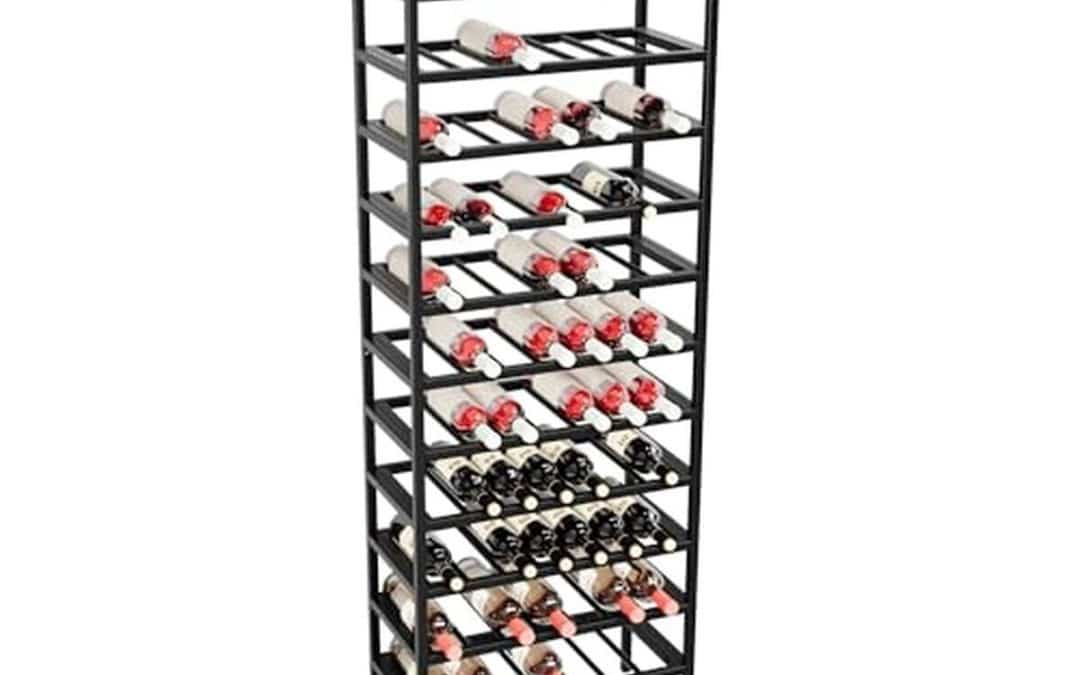 Test du casier à vin MetaloPro : design robuste pour 77 bouteilles
