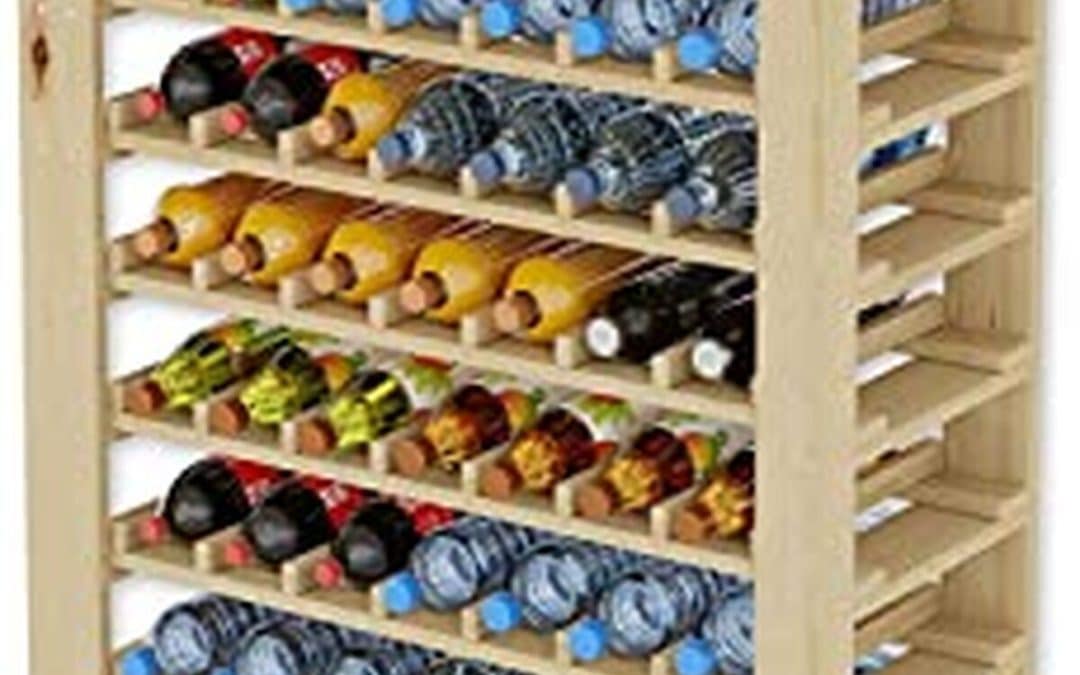 Test du casier FACILE pour 91 bouteilles en bois de pin