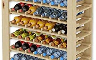 Test du casier FACILE pour 91 bouteilles en bois de pin