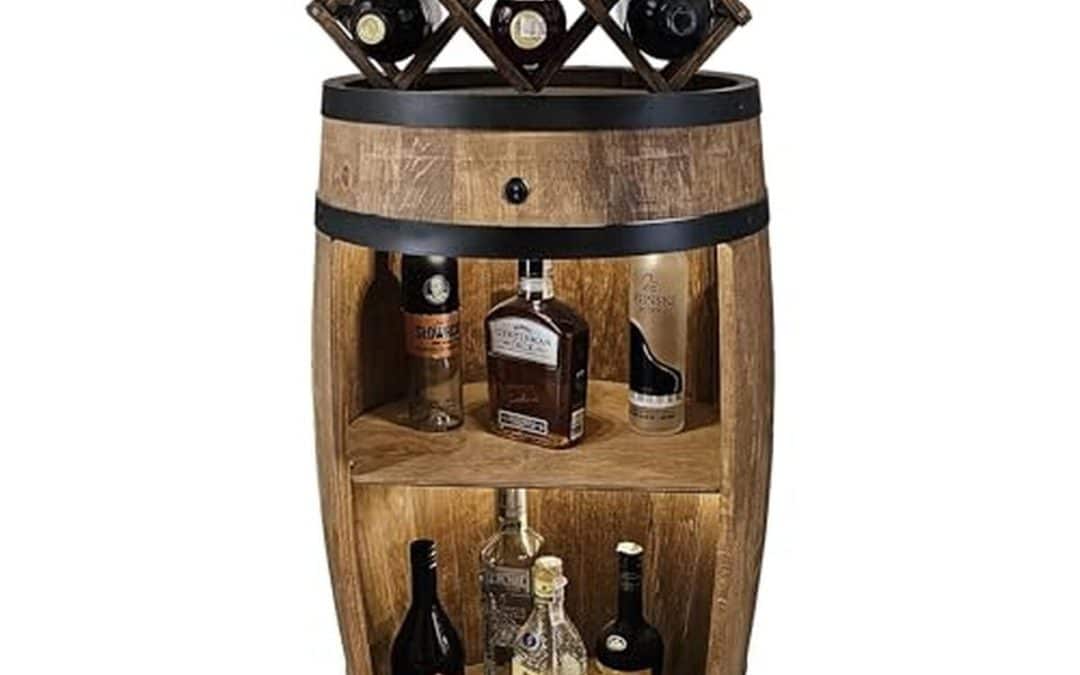 Test du creative cooper Fassbar LED : armoire à vin rustique en tonneau (wengé)