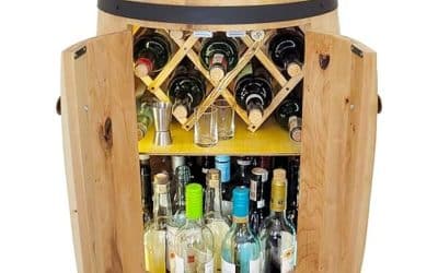 Test : étagère à vin LED Weeco – décoration rustique 80×50 cm