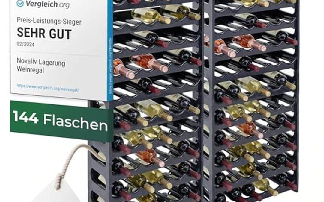 Test Novaliv casier à bouteilles : capacité de 144 bouteilles