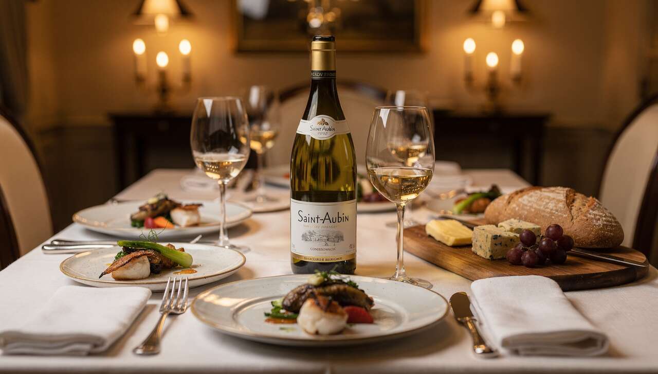 Accords mets et vins avec saint-aubin