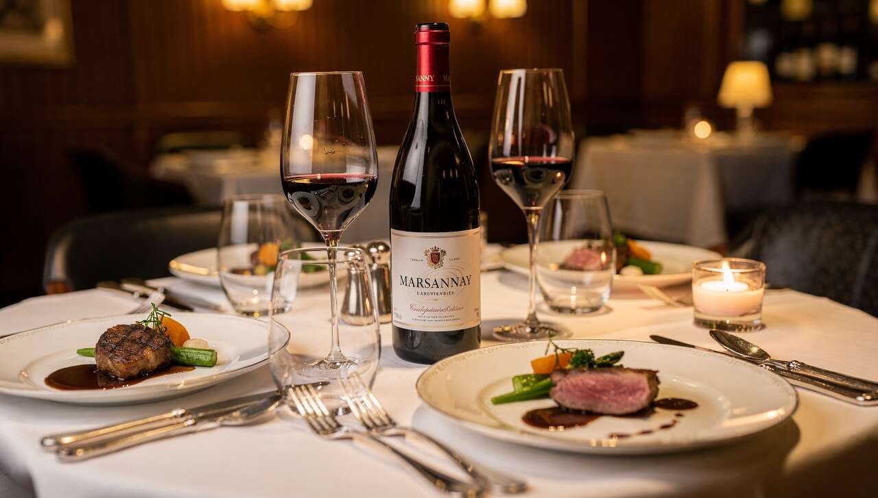 Accords mets et vins avec le marsannay
