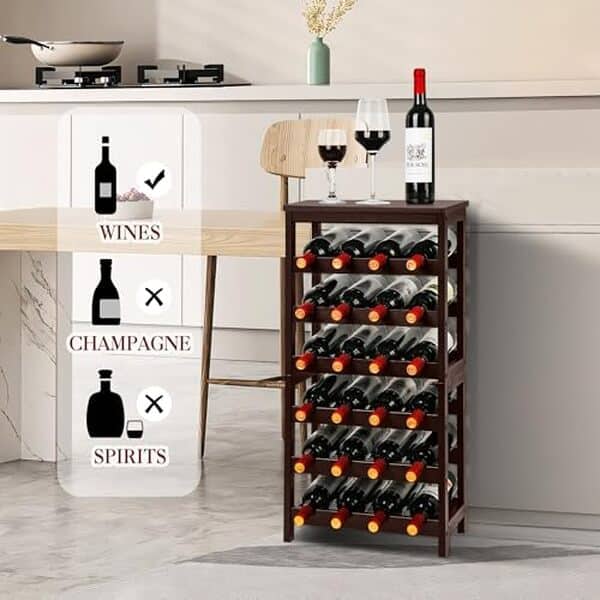 Découvrez notre avis détaillé sur le casier à vin marron Vasmia : design élégant, capacité de rangement et qualité. Guide complet pour bien choisir votre meuble de rangement. 
