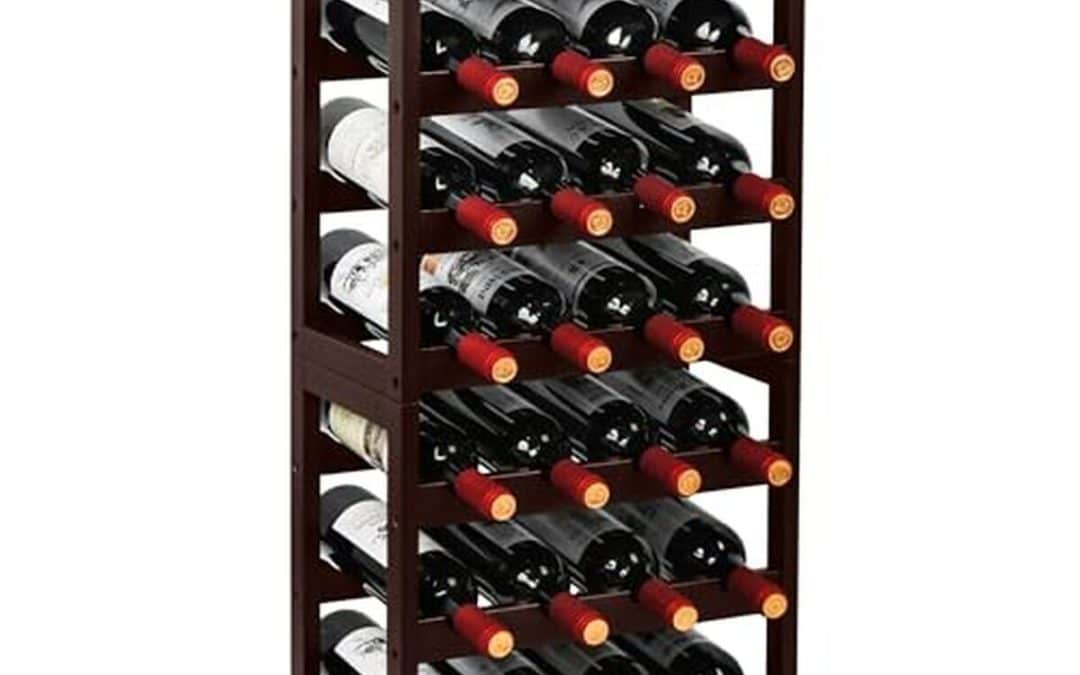 Avis sur le casier à vin marron Vasmia : rangement élégant