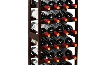 Avis sur le casier à vin marron Vasmia : rangement élégant