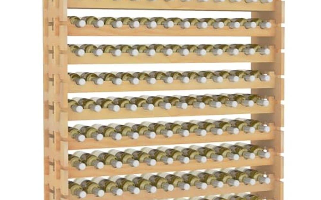 Test casier à bouteilles Costway : étagère extensible pour 120 vins