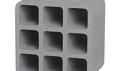 Test du casier à bouteilles Climapor Cube gris : capacité 9 bouteilles
