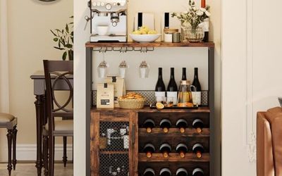 Test : meuble bar Garvee avec LED et étagères réglables